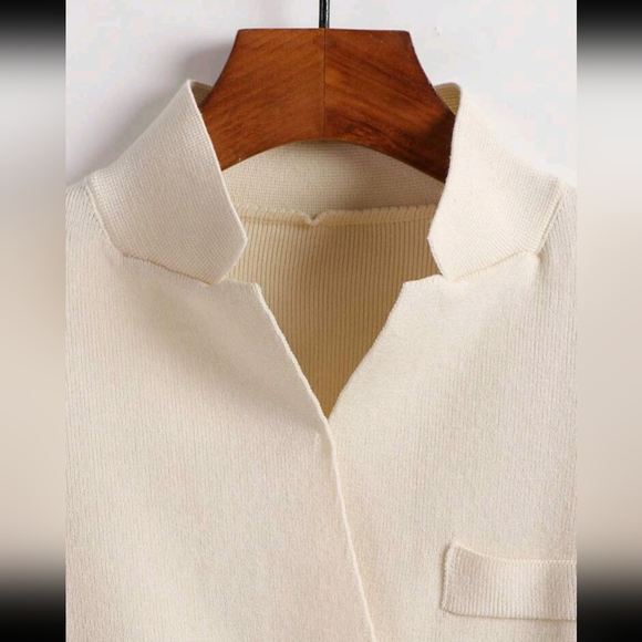 Women's Elegant Double-Breasted Long Sleeve Cardigan Coat For Fall/Winter - Picture 3 of 4